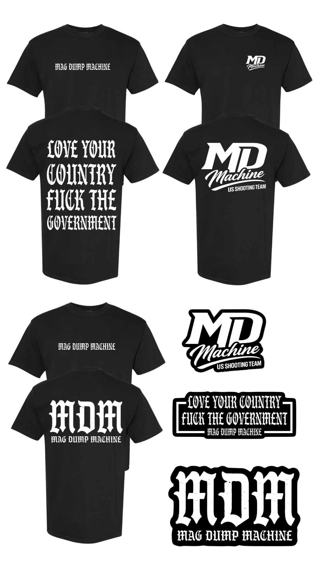 3 TEE BUNDLE PACK ( WITH STICKER PACK) - (PRE-ORDER)